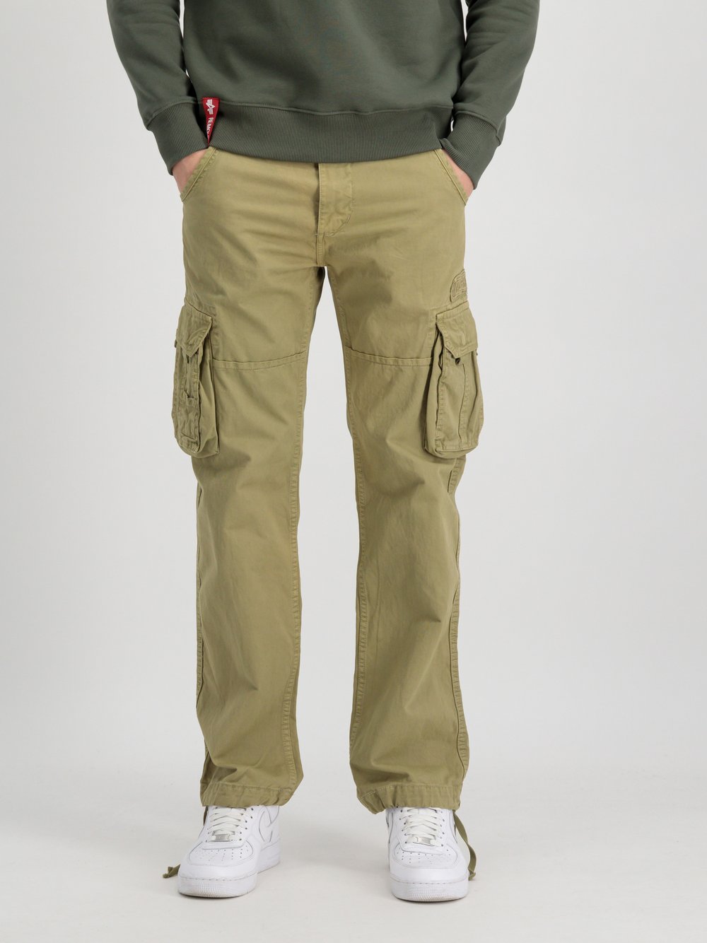 Alpha Industries Hose Herren Baumwolle grün, 28