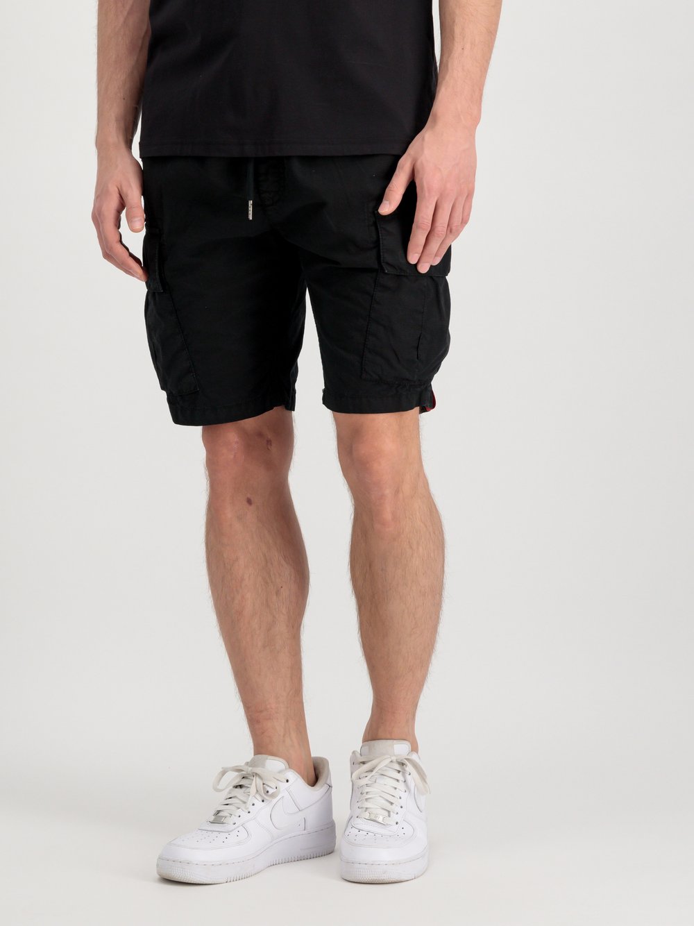 Thumbnail - Alpha Industries Cargo-Shorts Herren Baumwolle schwarz, M