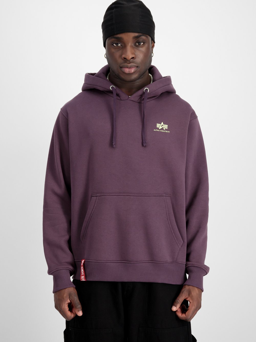 Alpha Industries Kapuzensweatshirt Herren lila, L