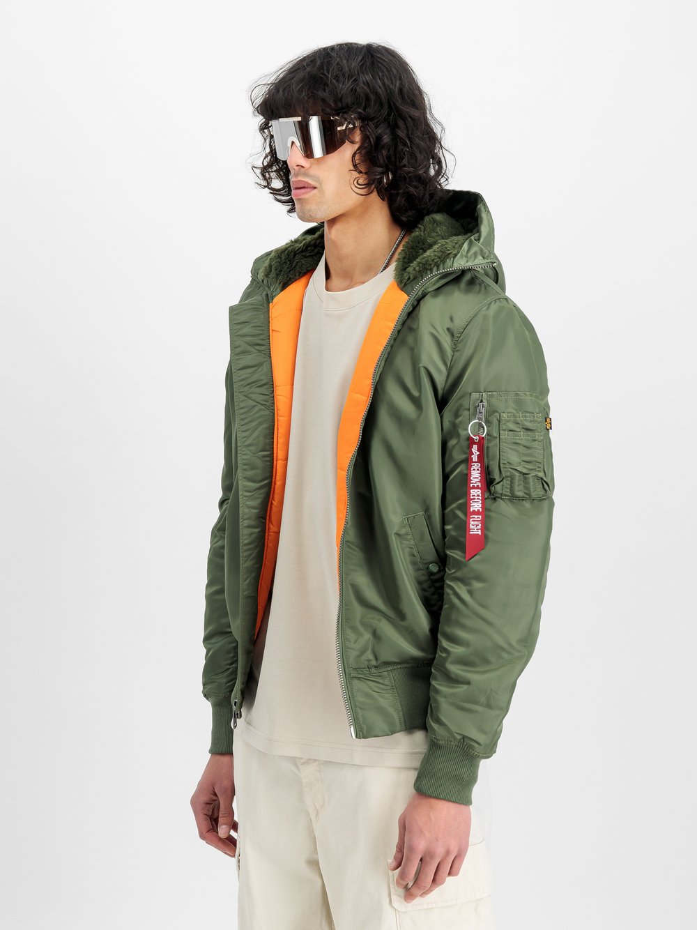 Alpha Industries Bomberjacke Herren grün, L