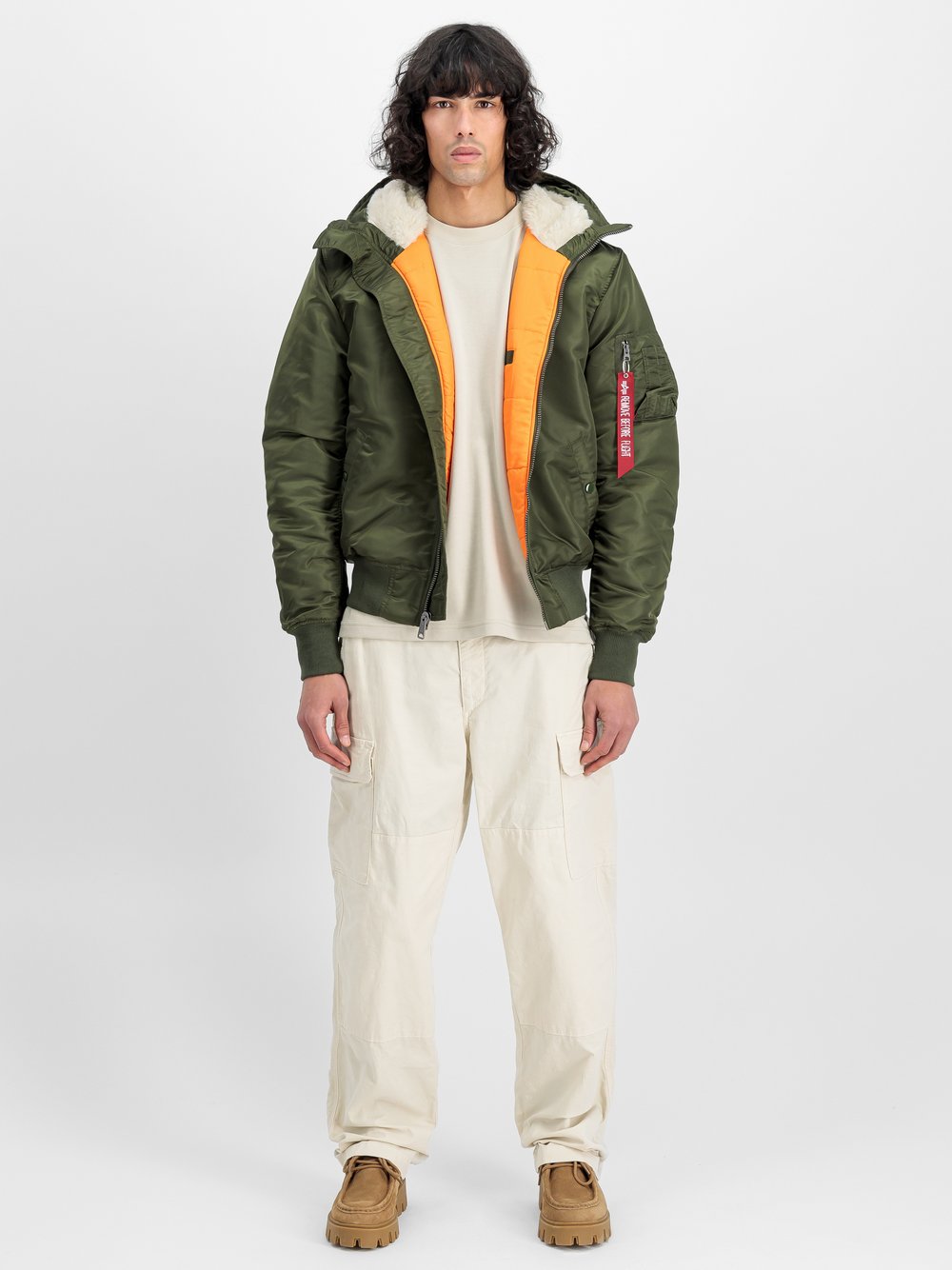 Thumbnail - Alpha Industries Bomberjacke Herren grün, M