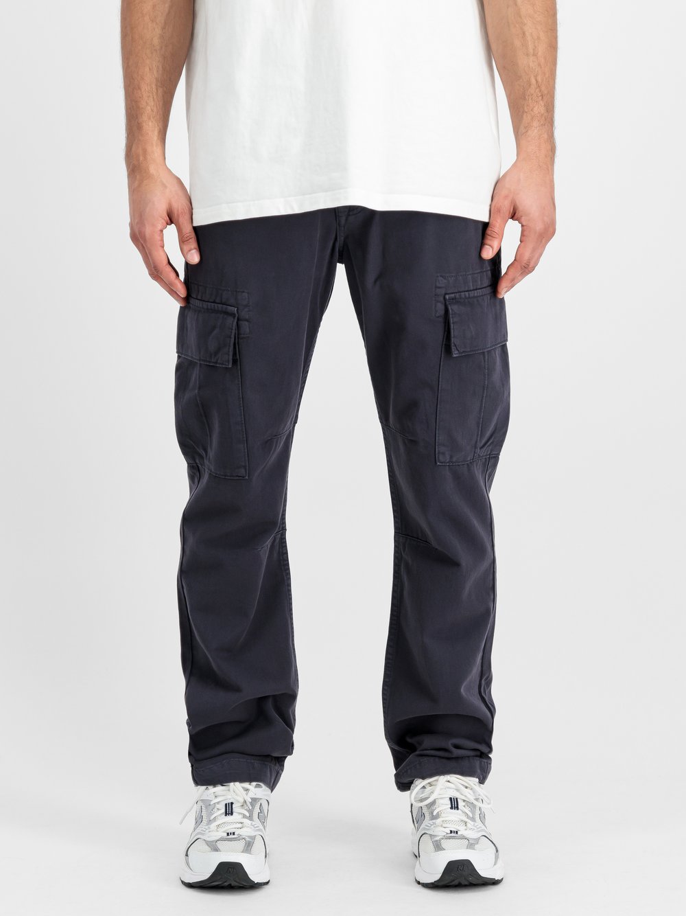 Alpha Industries Hose Herren Baumwolle blau, 30