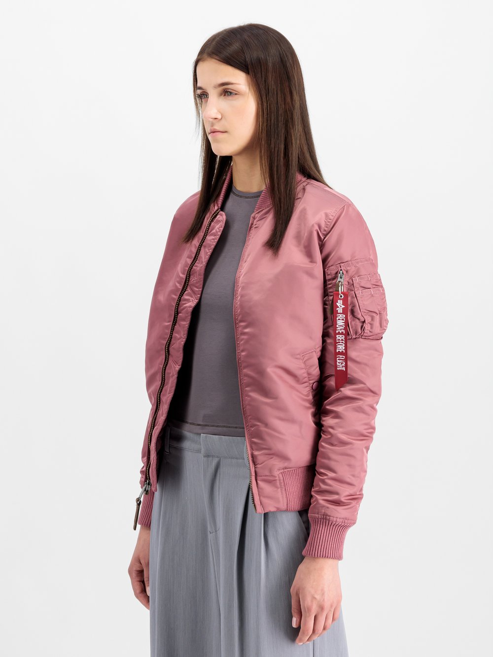 Thumbnail - Alpha Industries Bomberjacke Damen Polyamid rosa, XS