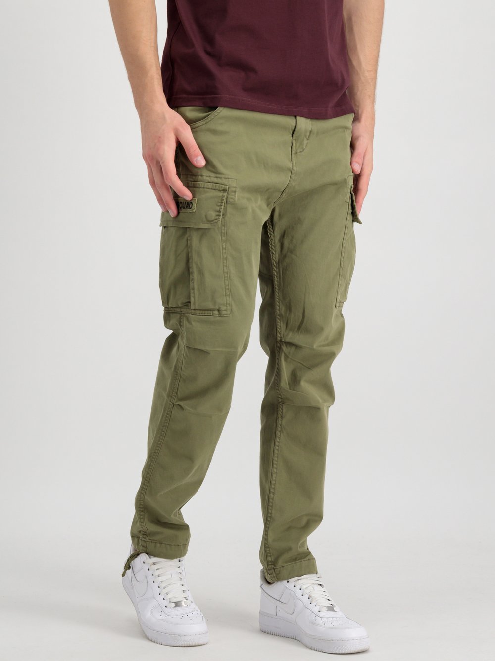 Alpha Industries Hose Herren Baumwolle grün, 29