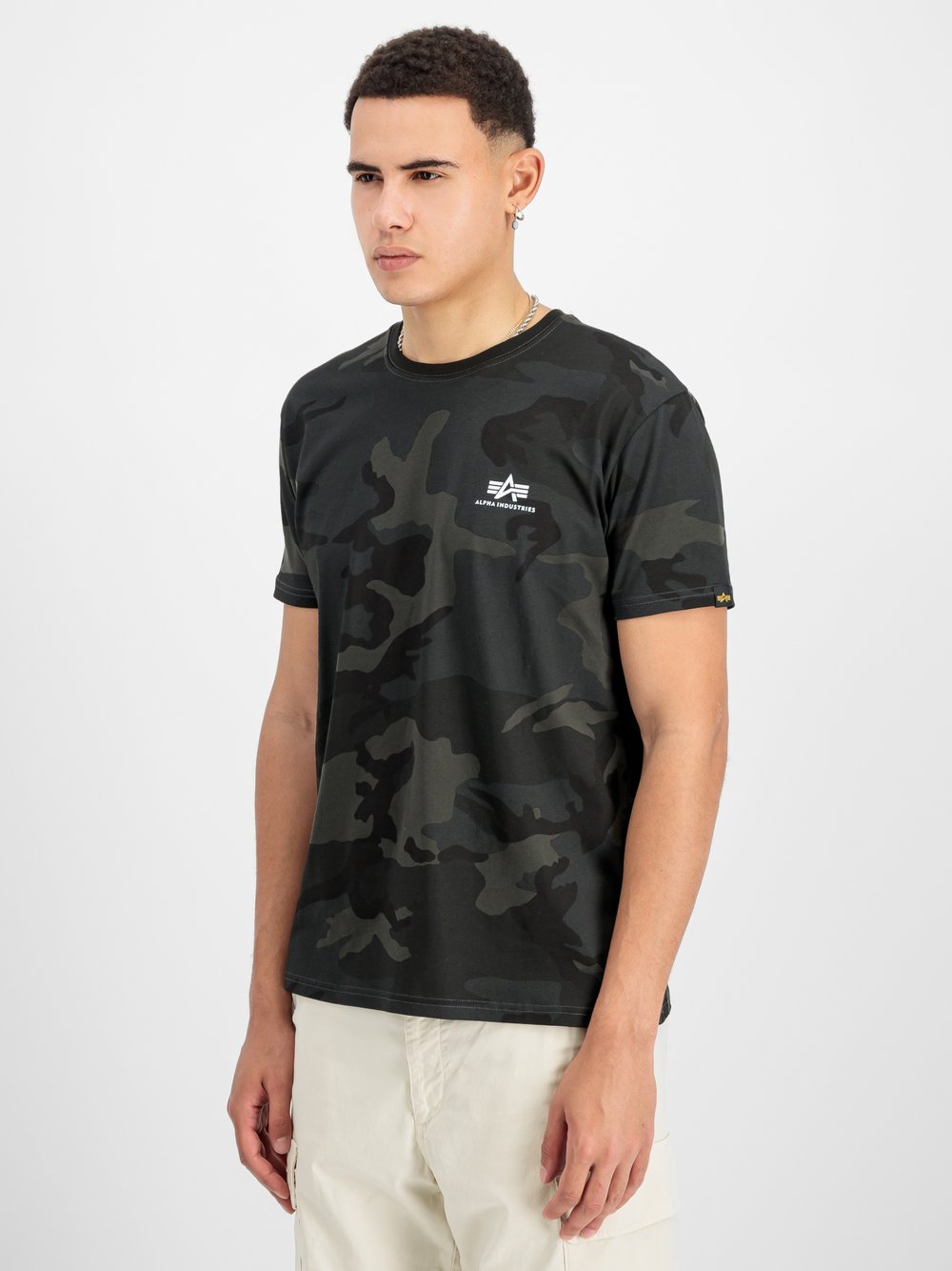 Alpha Industries T-Shirt Herren Baumwolle mehrfarbig gemustert, XXL