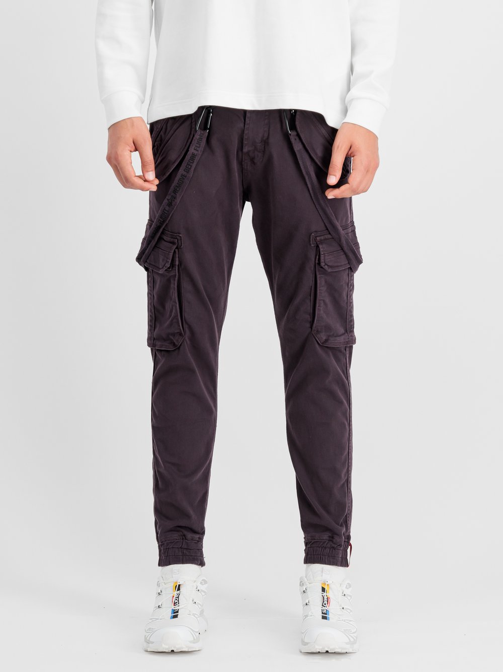 Alpha Industries Hose Herren Baumwolle lila, 29