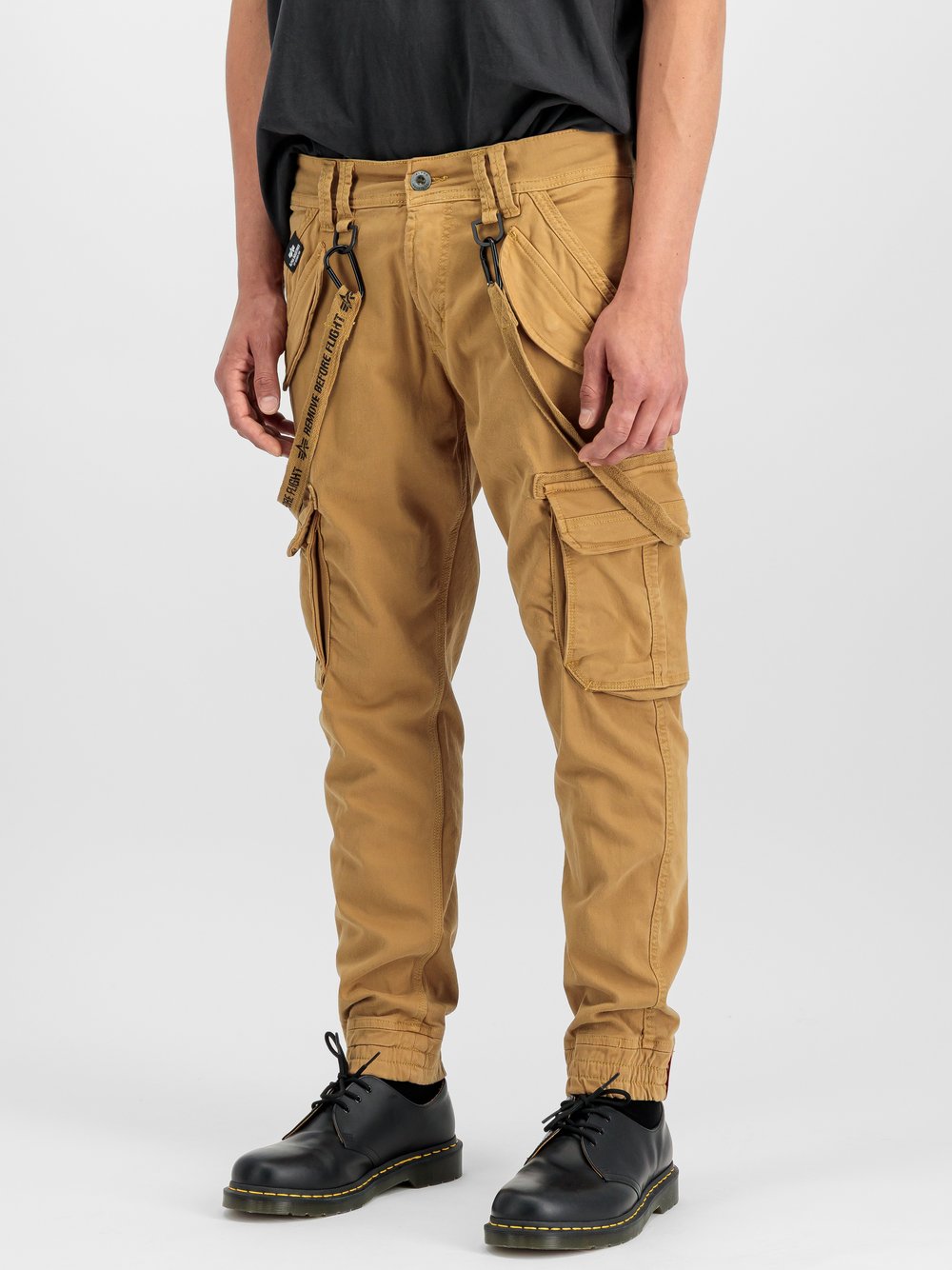 Thumbnail - Alpha Industries Hose Herren Baumwolle gelb, 32