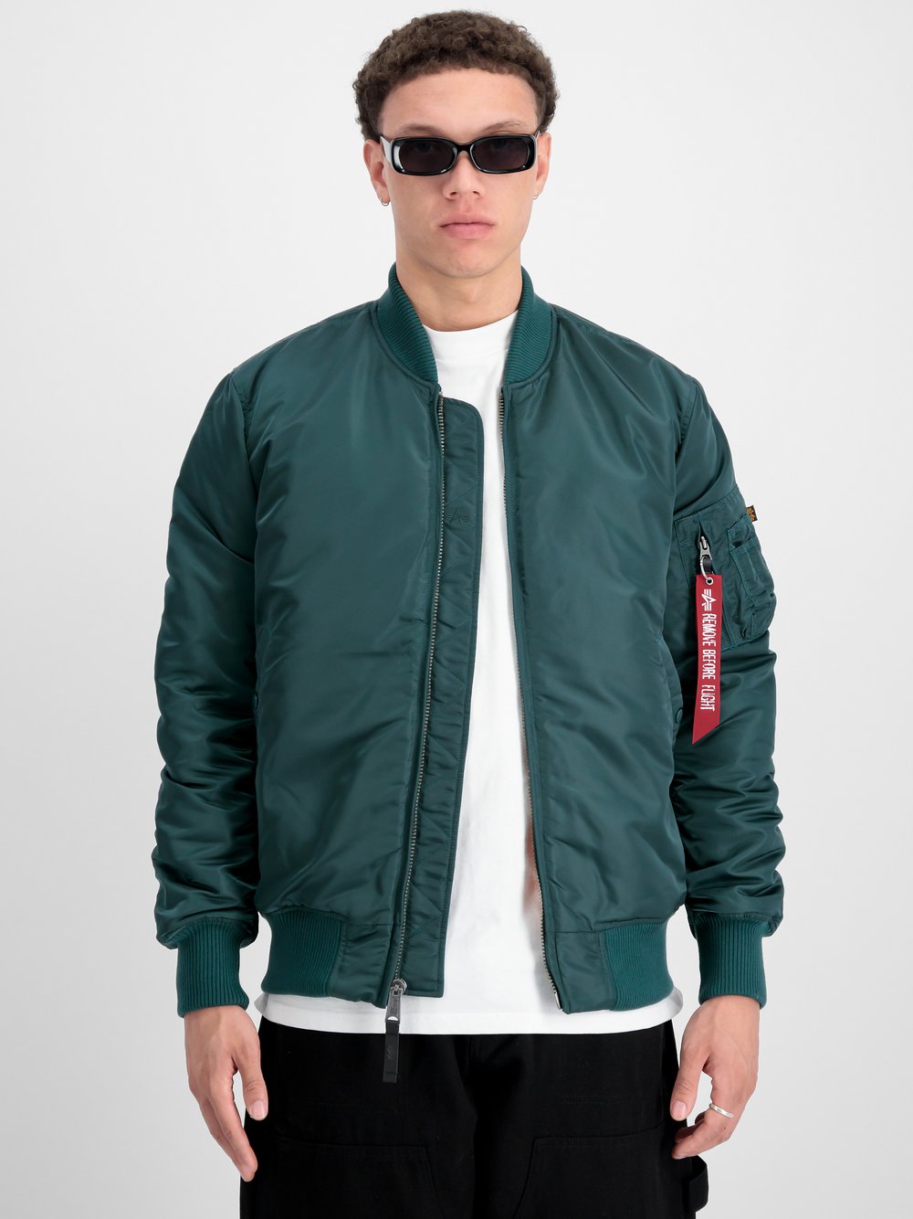 Alpha Industries Bomberjacke Herren grün, L