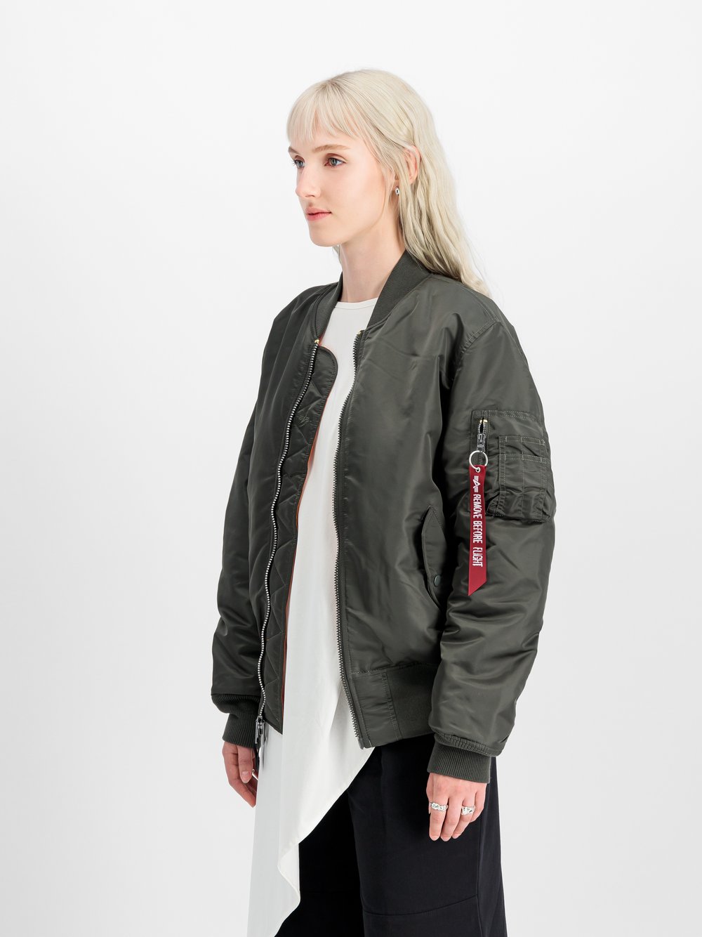 Alpha Industries Bomberjacke Herren grau, XXXXL
