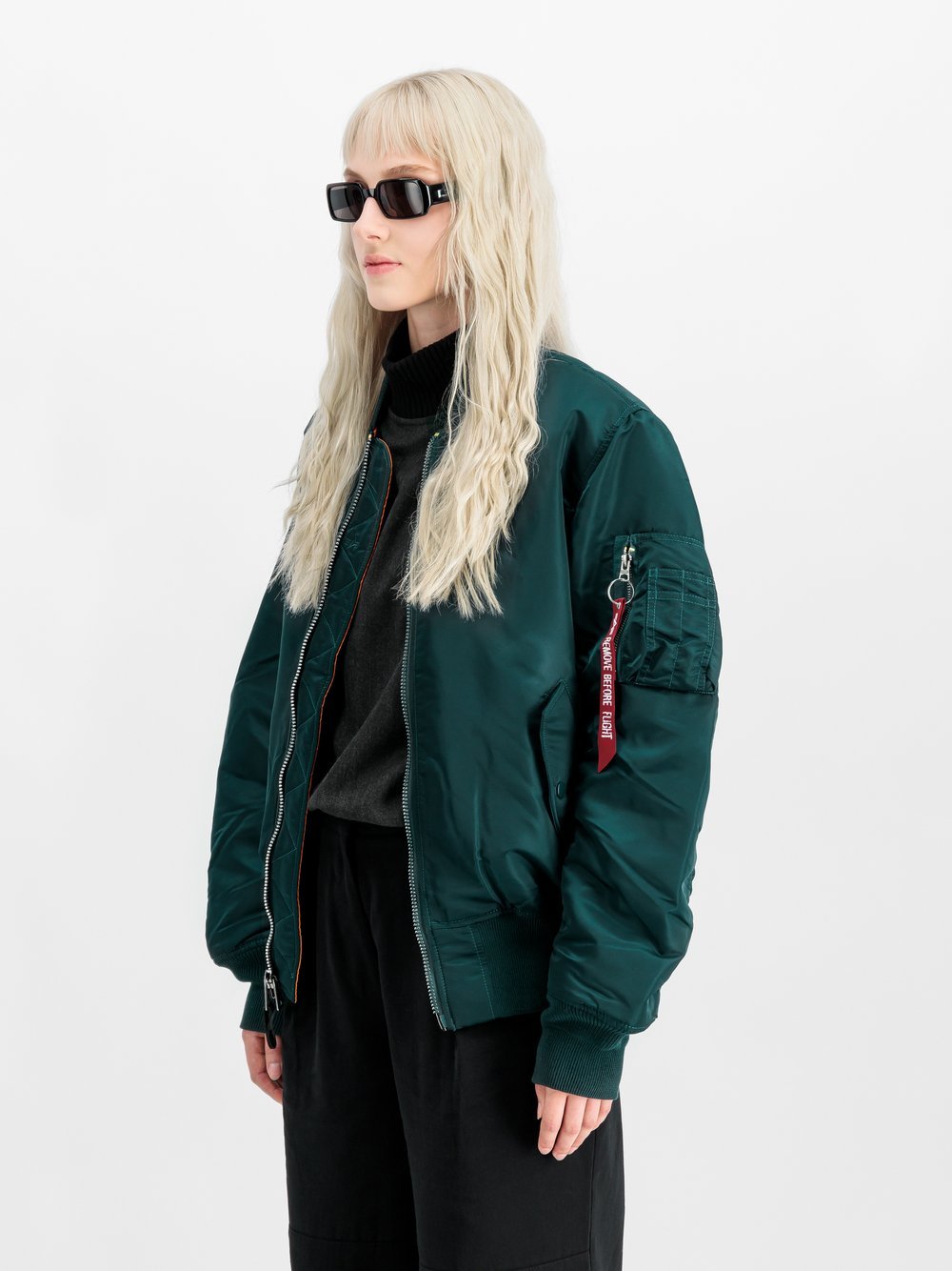 Thumbnail - Alpha Industries Bomberjacke Herren blau, L