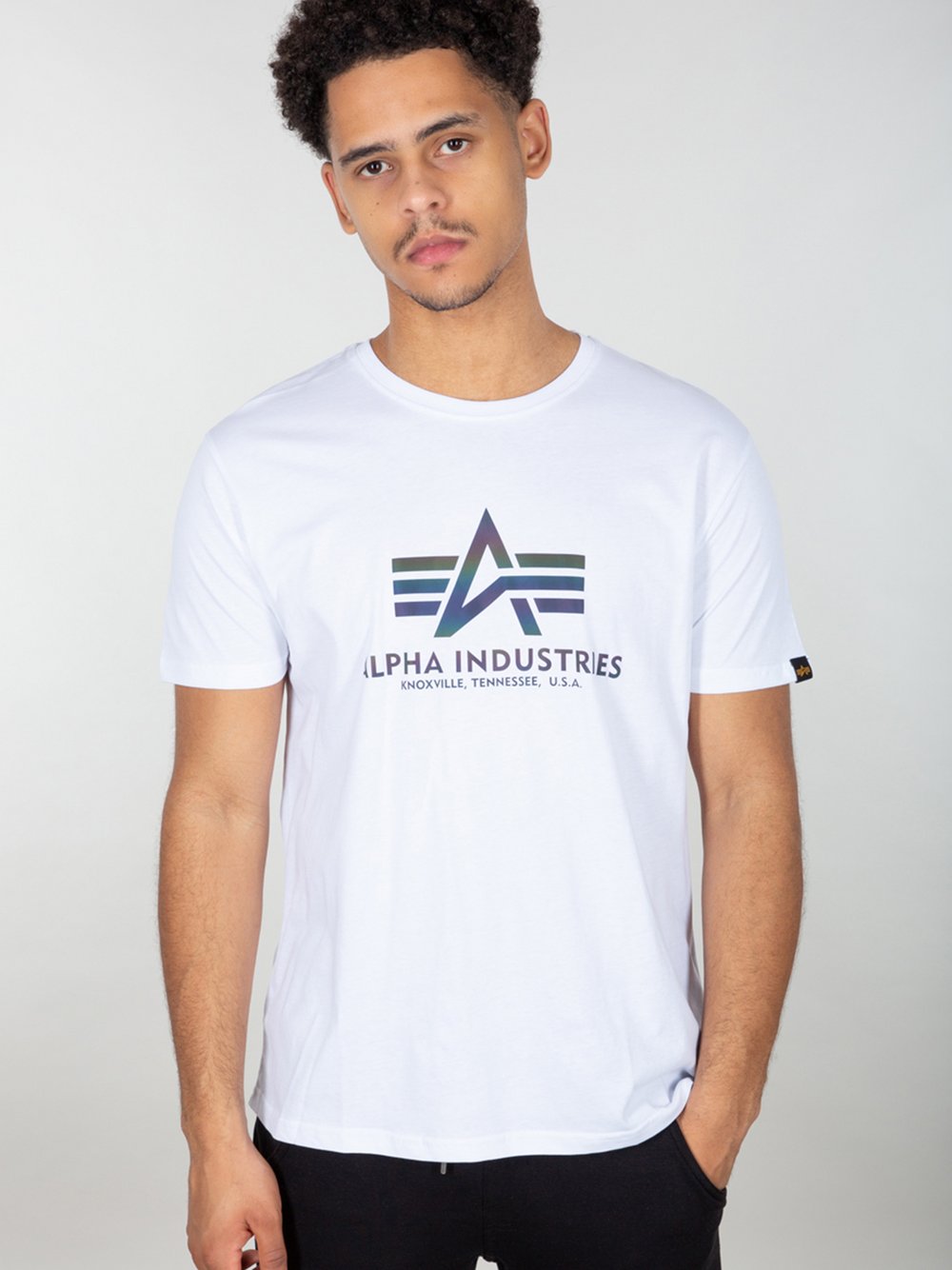 Alpha Industries T-Shirt Herren Baumwolle weiß, XXXL