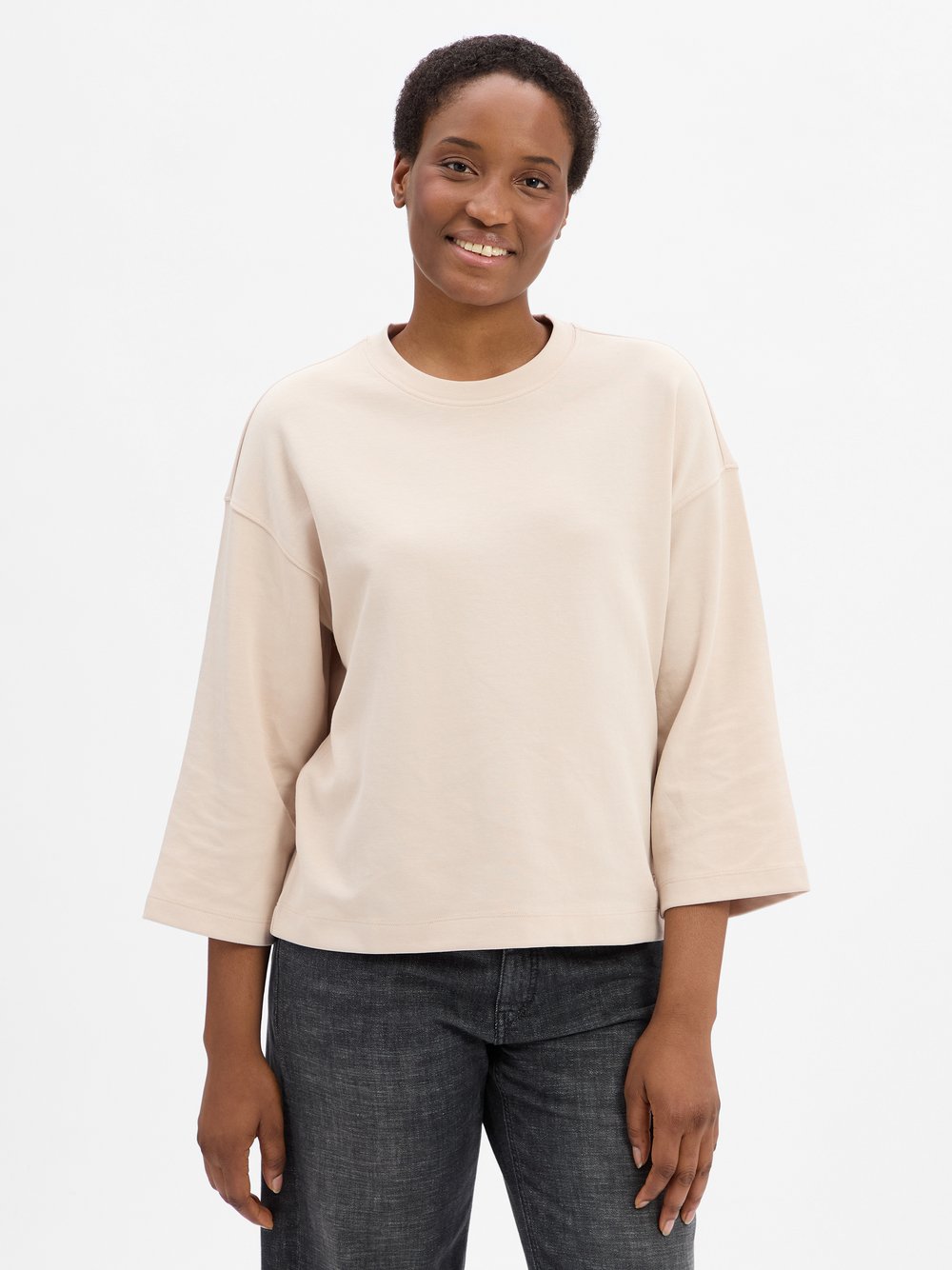 JOOP! Sweatshirt Damen Baumwolle beige, 36