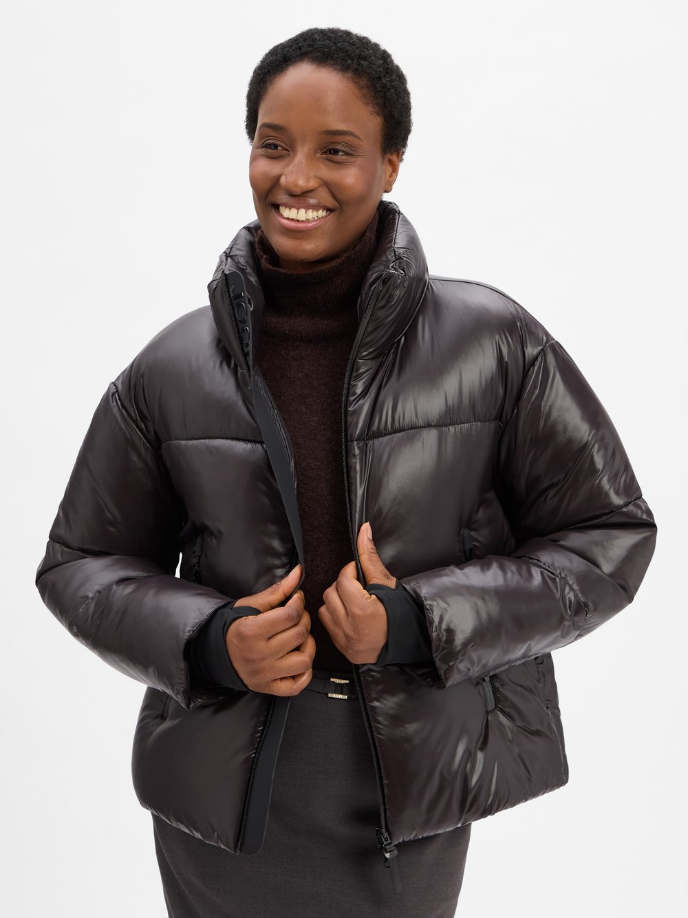 JOOP! Steppjacke Damen Polyamid schwarz, 36
