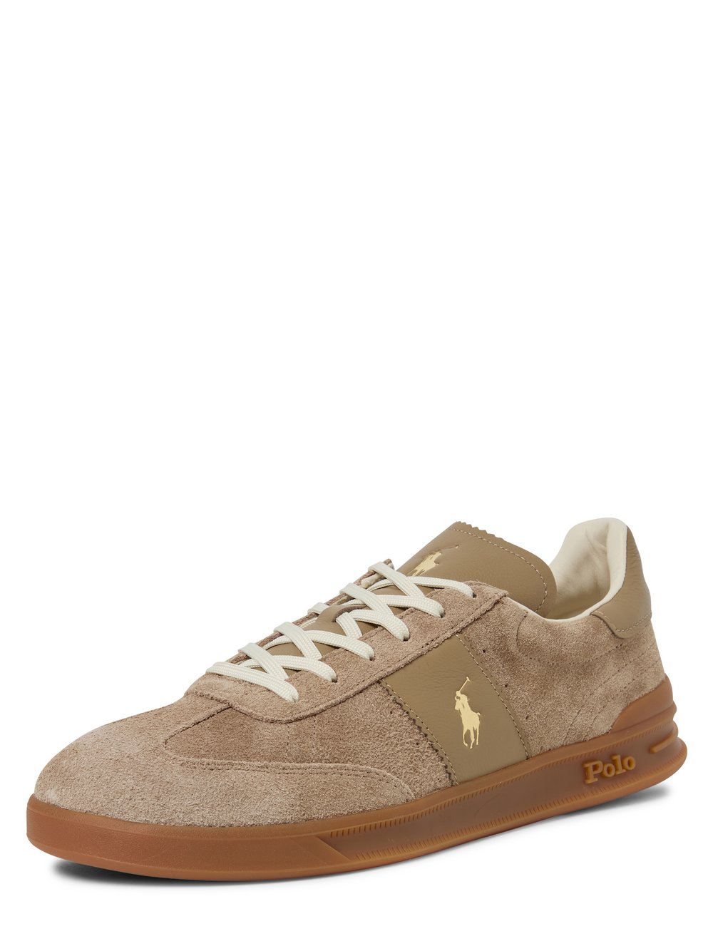 Polo Ralph Lauren Sneaker Herren Leder braun, 44