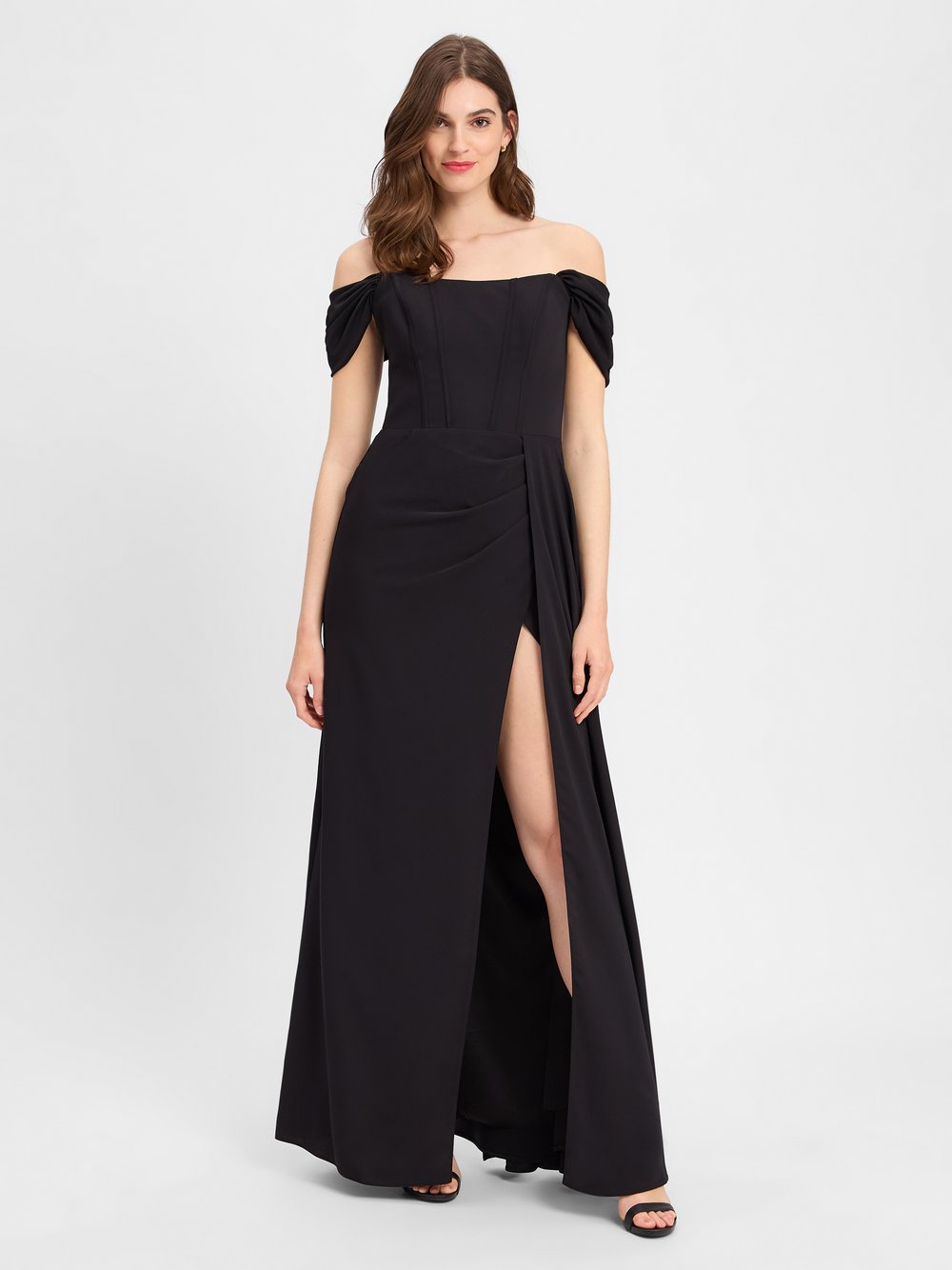 Marie Lund Abendkleid Damen schwarz, 34