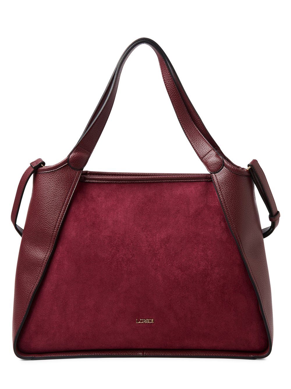L.Credi Shopper Damen Kunstleder rot, ONE SIZE