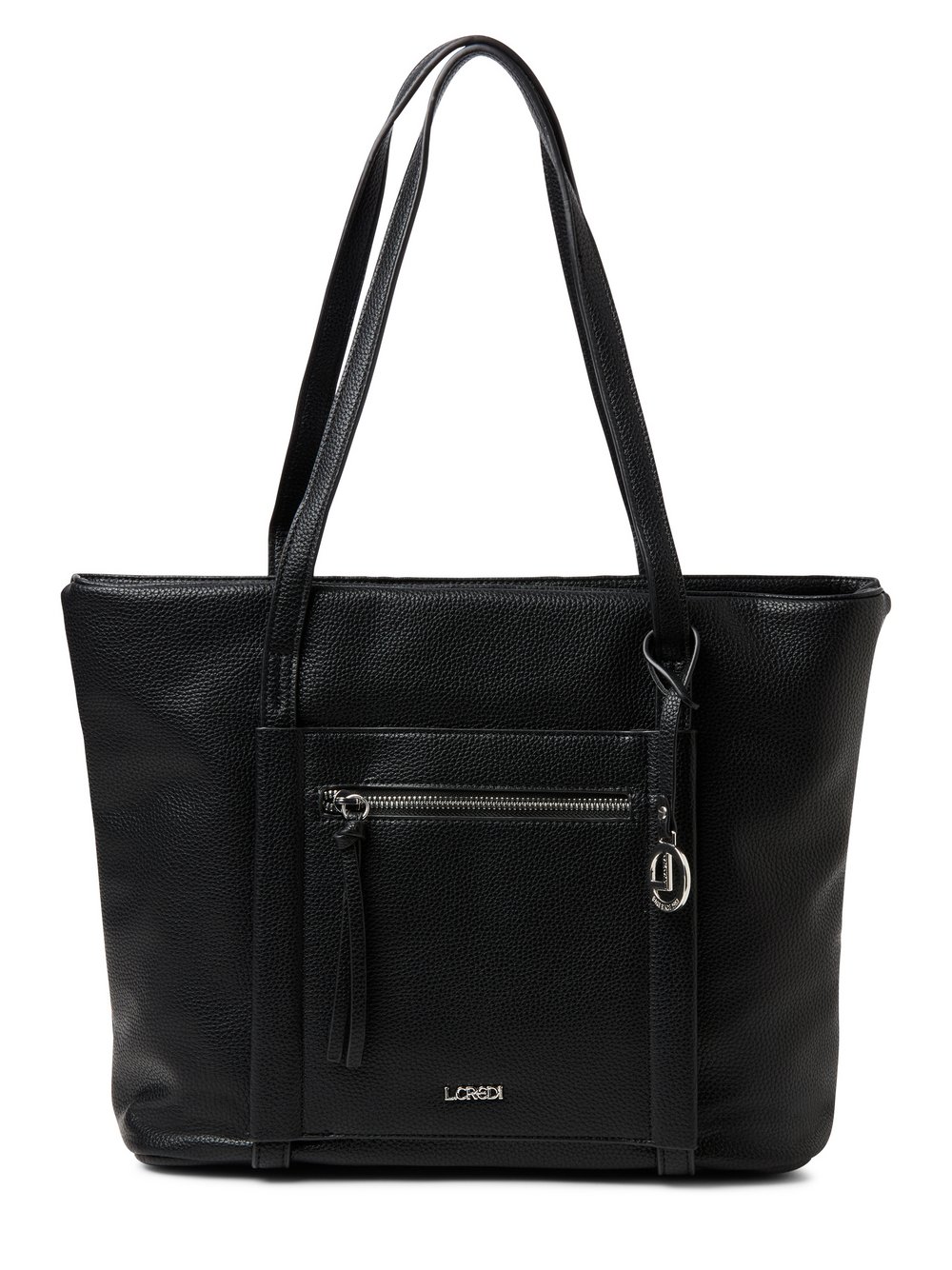L.Credi Shopper Damen Kunstleder schwarz, ONE SIZE