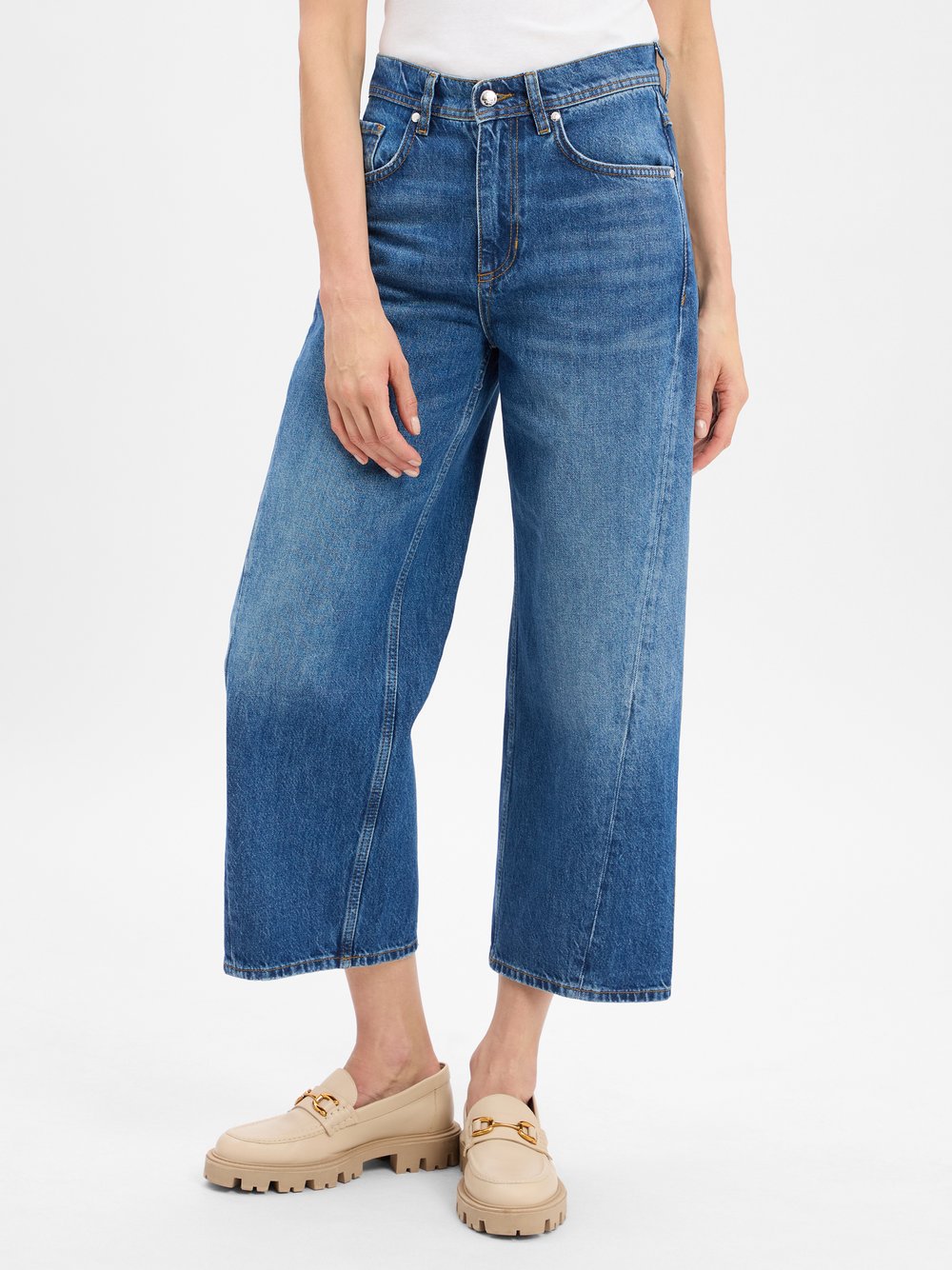Joop Jeans Barrel Fit Jeans Damen Baumwolle blau, 29
