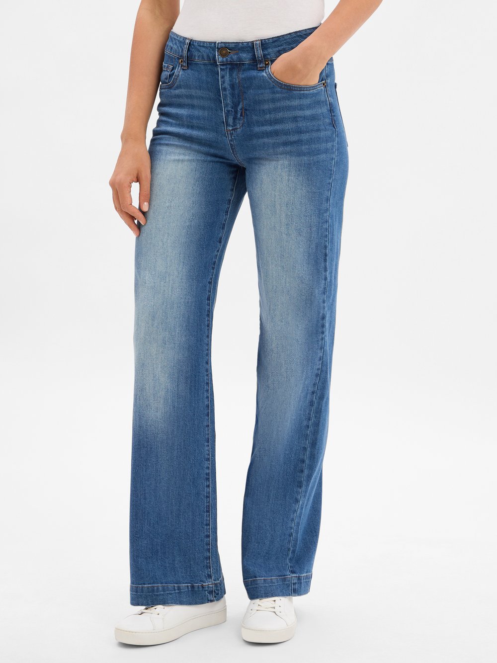 Marie Lund Jeans Damen blau, 44