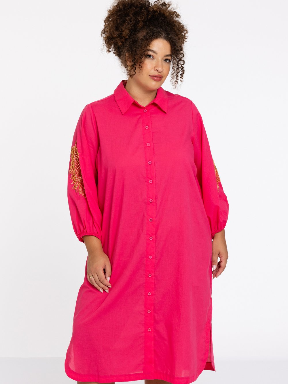 YOEK Kleid Damen Baumwolle rosa, 42-44