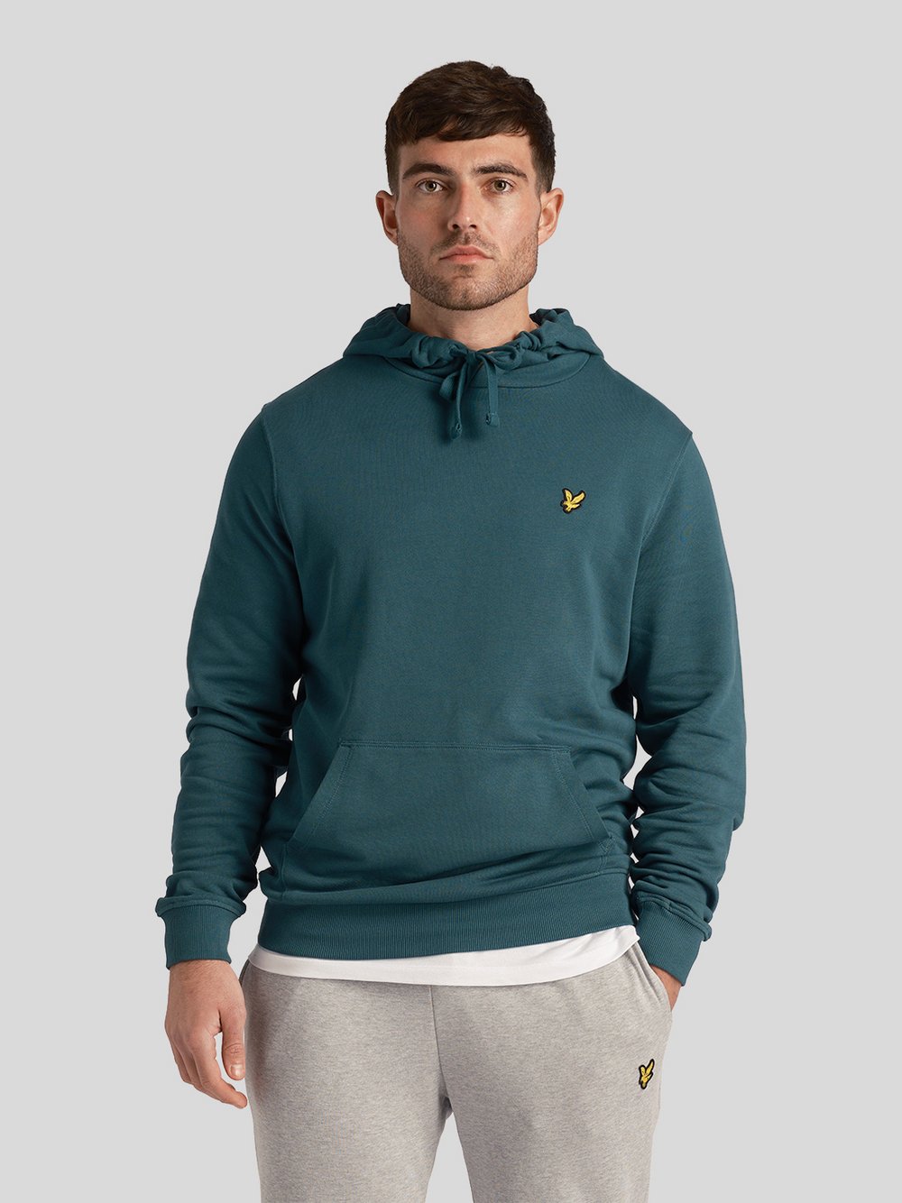 Lyle & Scott Kapuzenpullover Herren Baumwolle grün, M