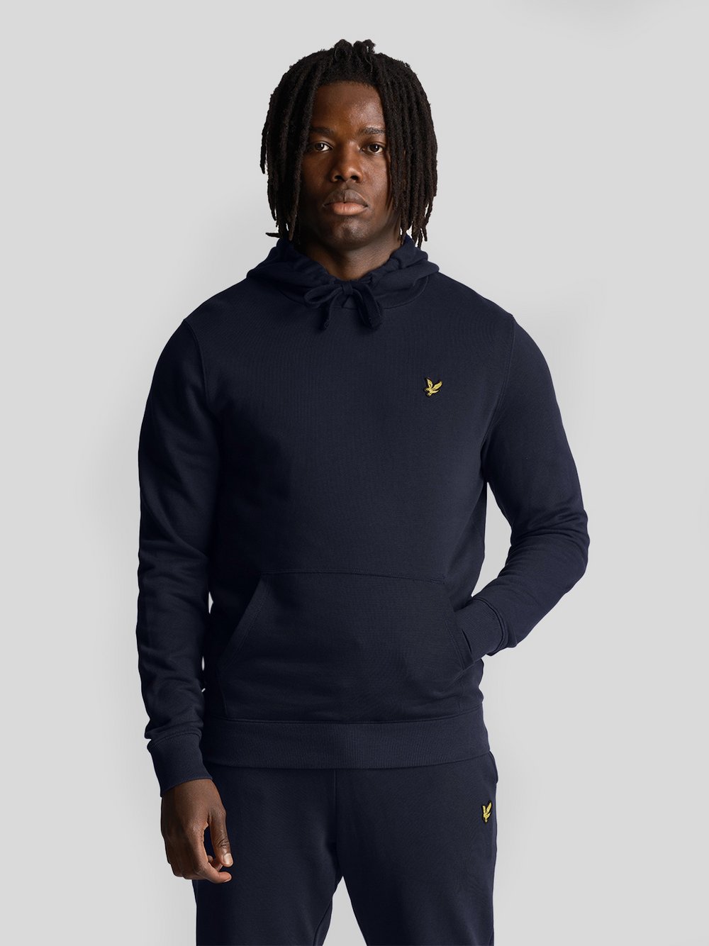 Lyle & Scott Kapuzenpullover Herren Baumwolle blau, M