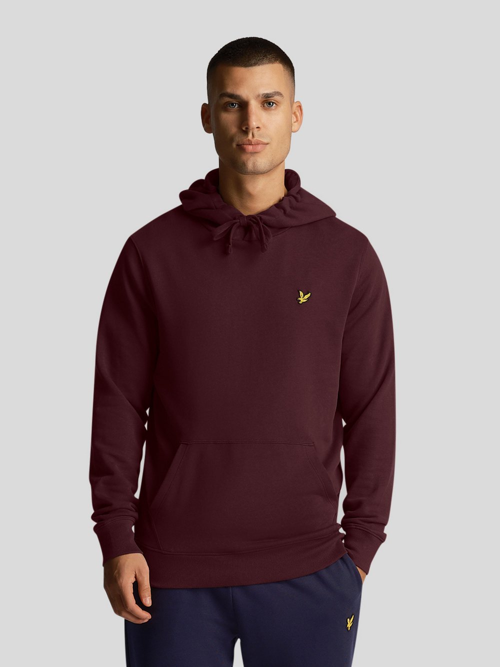 Lyle & Scott Kapuzenpullover Herren Baumwolle rot, M