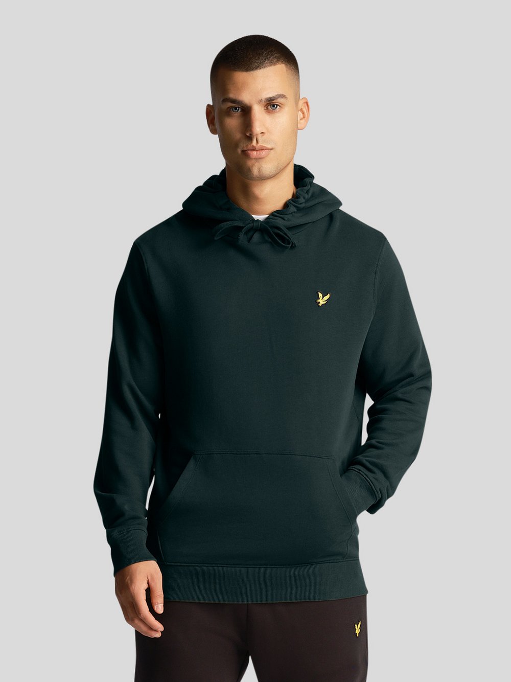 Lyle & Scott Kapuzenpullover Herren Baumwolle grün, S