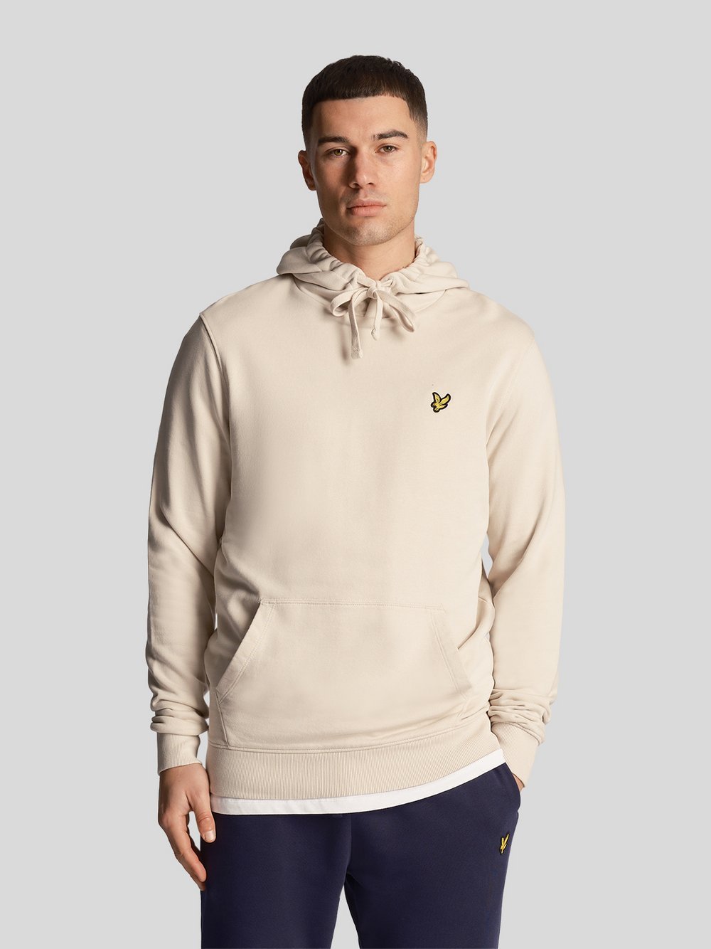 Thumbnail - Lyle & Scott Kapuzenpullover Herren Baumwolle beige, XL