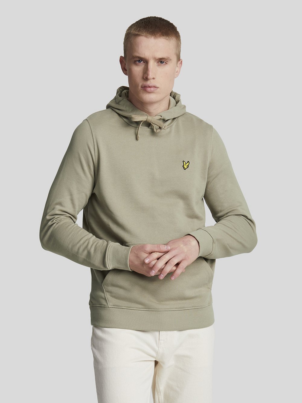 Lyle & Scott Kapuzenpullover Herren Baumwolle beige, M