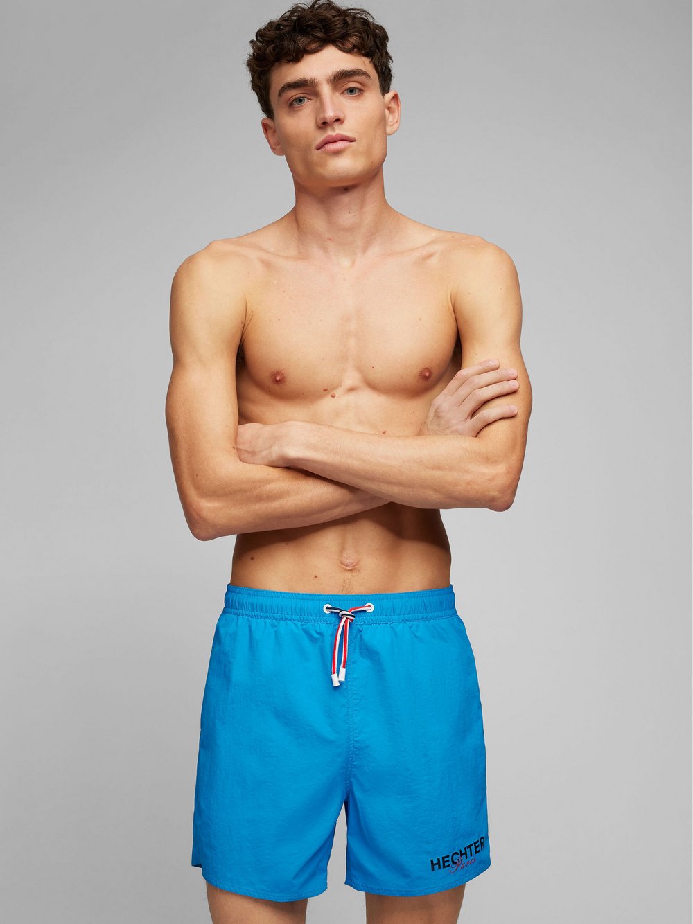 Thumbnail - Daniel Hechter Badehose Herren Polyamid blau, M