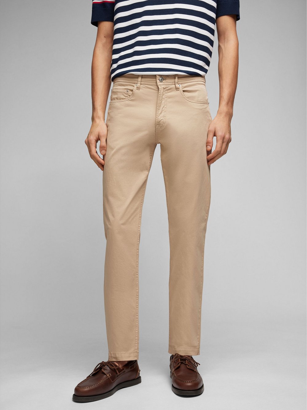 Thumbnail - Daniel Hechter Chinohose Herren Baumwolle beige, 34-32