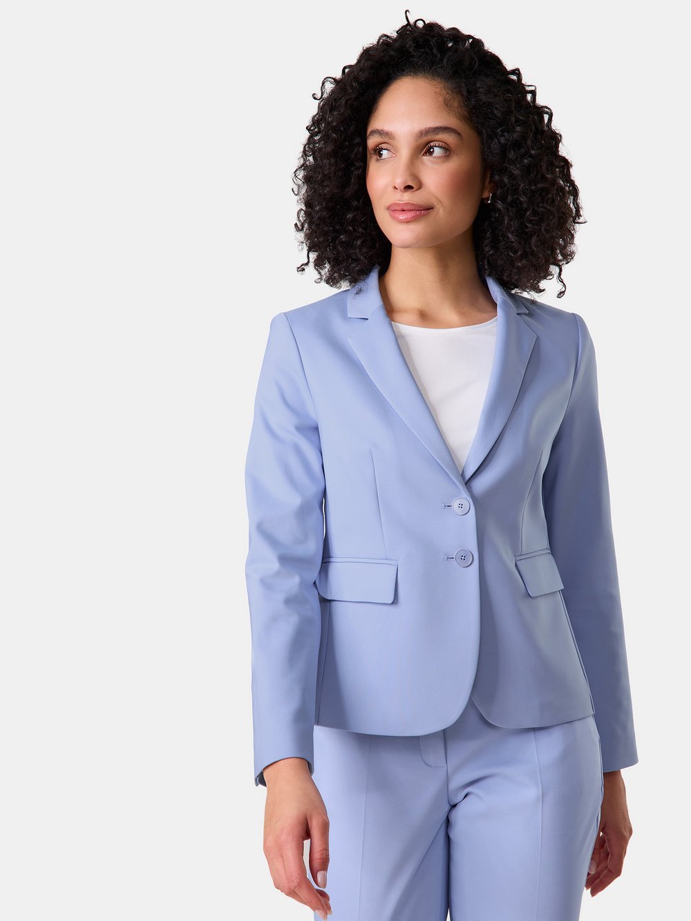 Gerry Weber Blazer Damen Baumwolle blau, 38