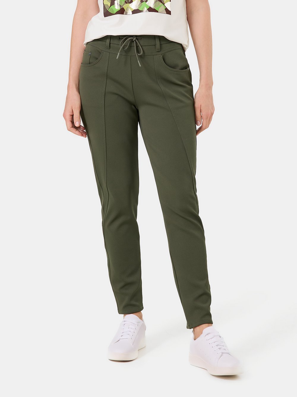 Gerry Weber Jogpants Damen Polyamid grün, 38