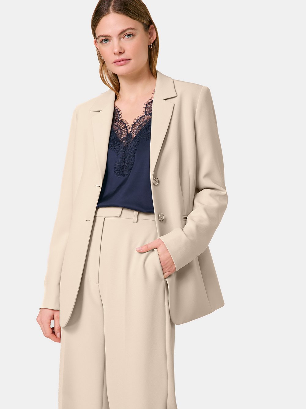 Taifun Blazer Damen beige, 38