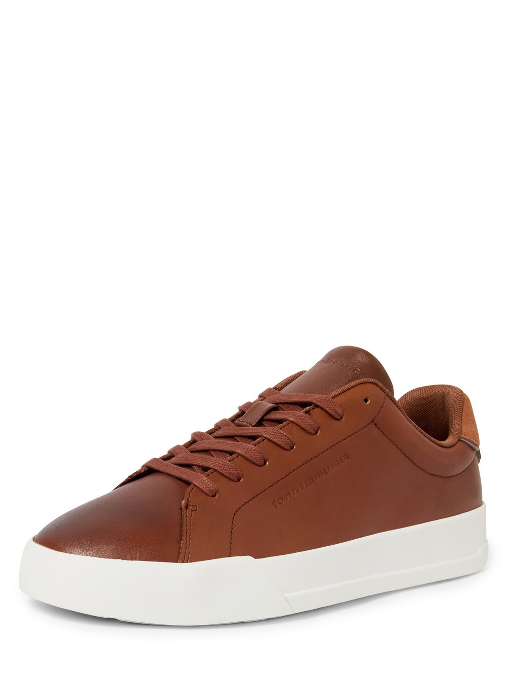 Tommy Hilfiger Sneaker mit Lederanteil Herren braun, 44