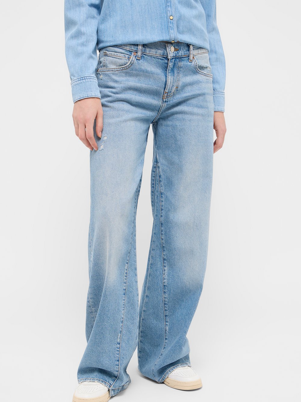 Mustang Jeans Damen Baumwolle blau, 25-30