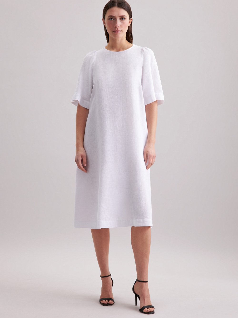 Seidensticker Kleid Damen Damen Leinen weiß, 44