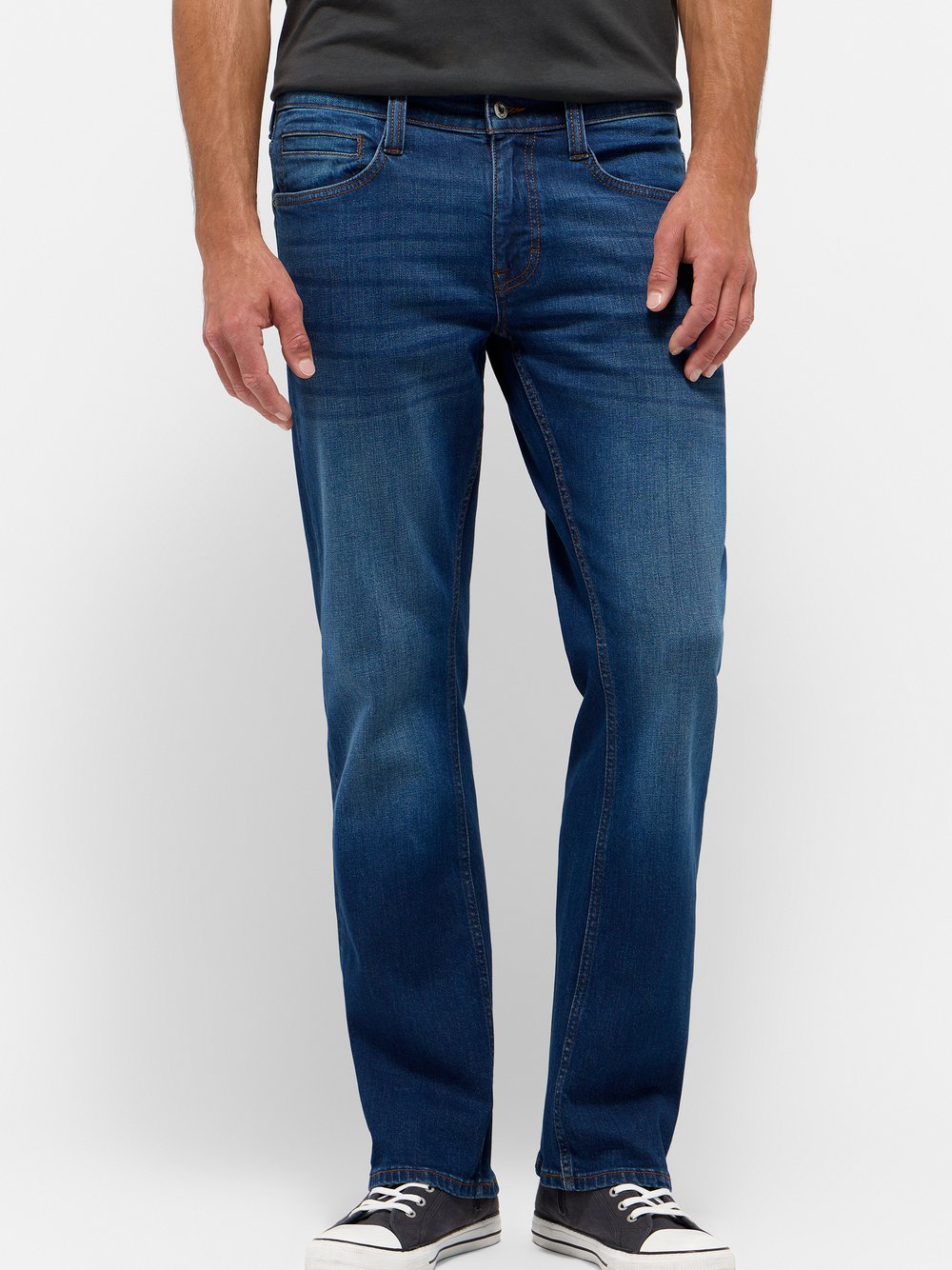 Mustang Jeans Herren Baumwolle blau, 34-32