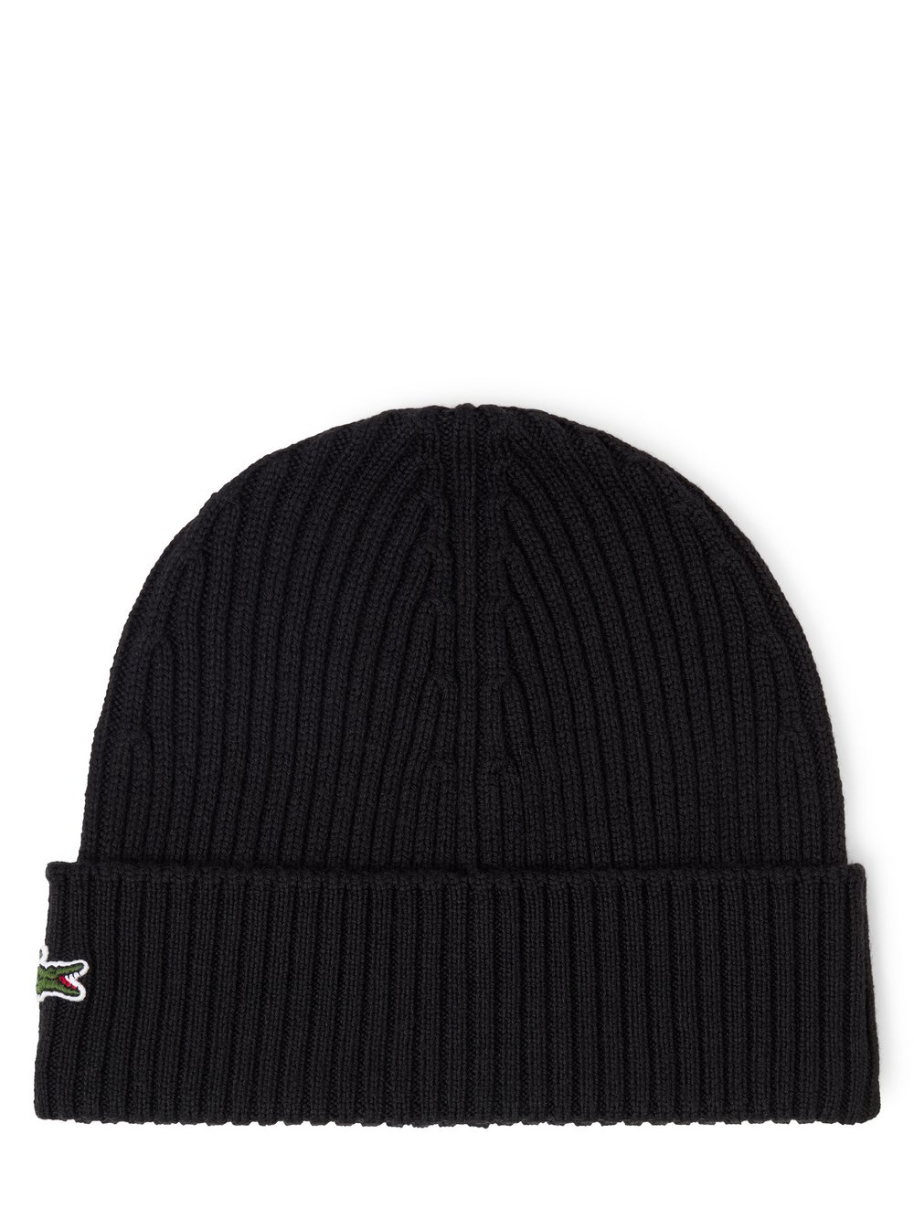Lacoste Beanie aus Wolle Herren schwarz, ONE SIZE