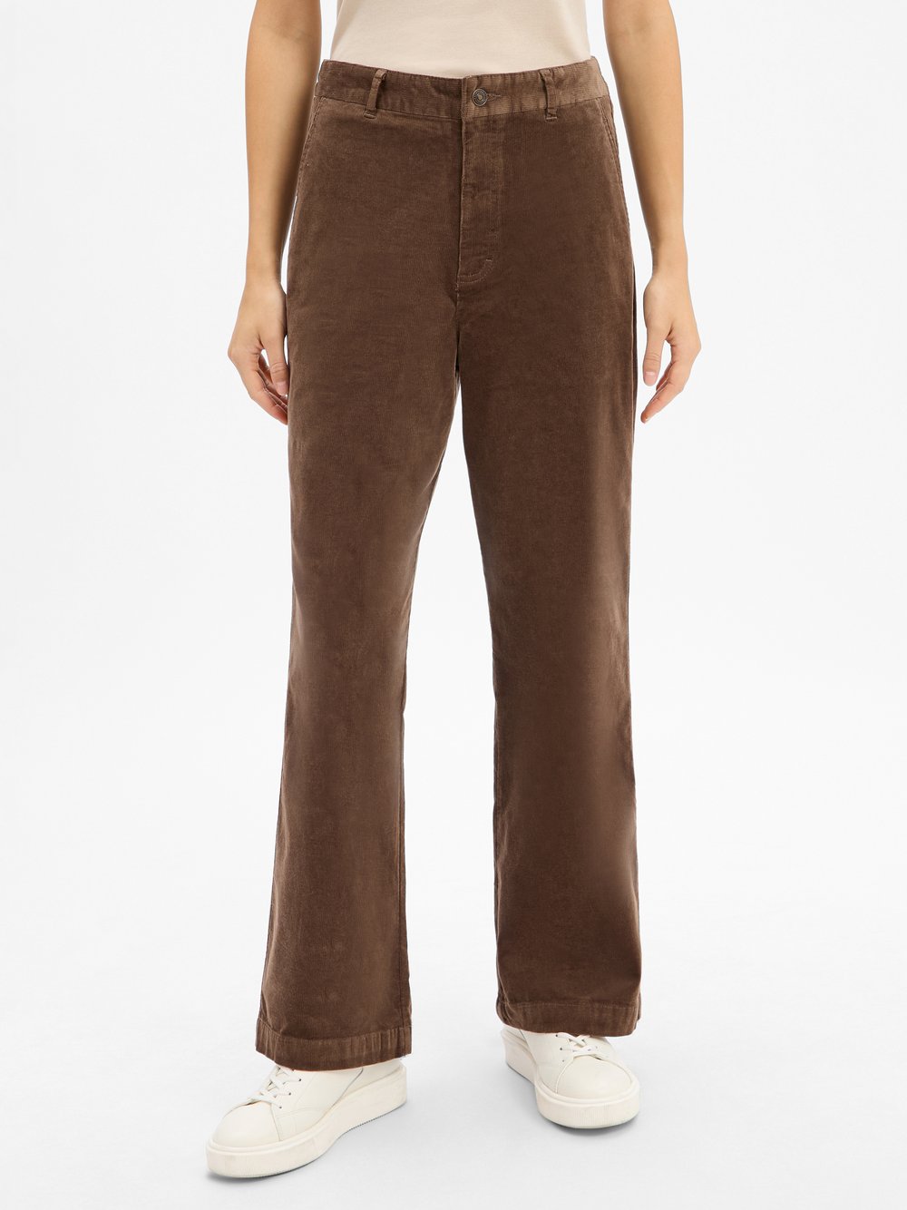 Franco Callegari Cordhose Damen Baumwolle braun, 36