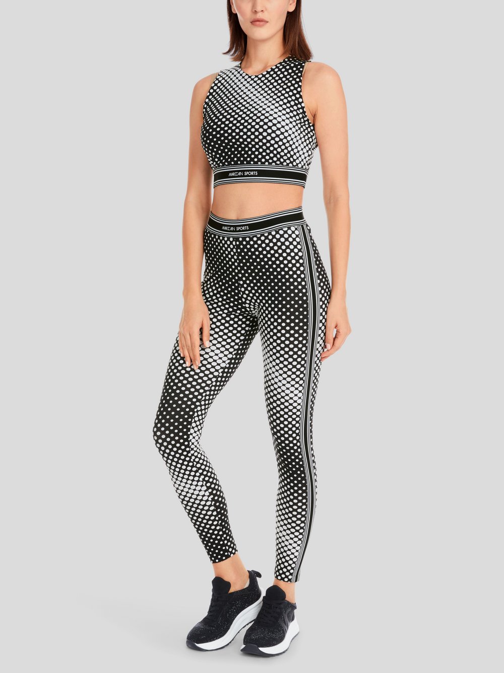 Marc Cain Leggings Damen Polyamid mehrfarbig gemustert, 46