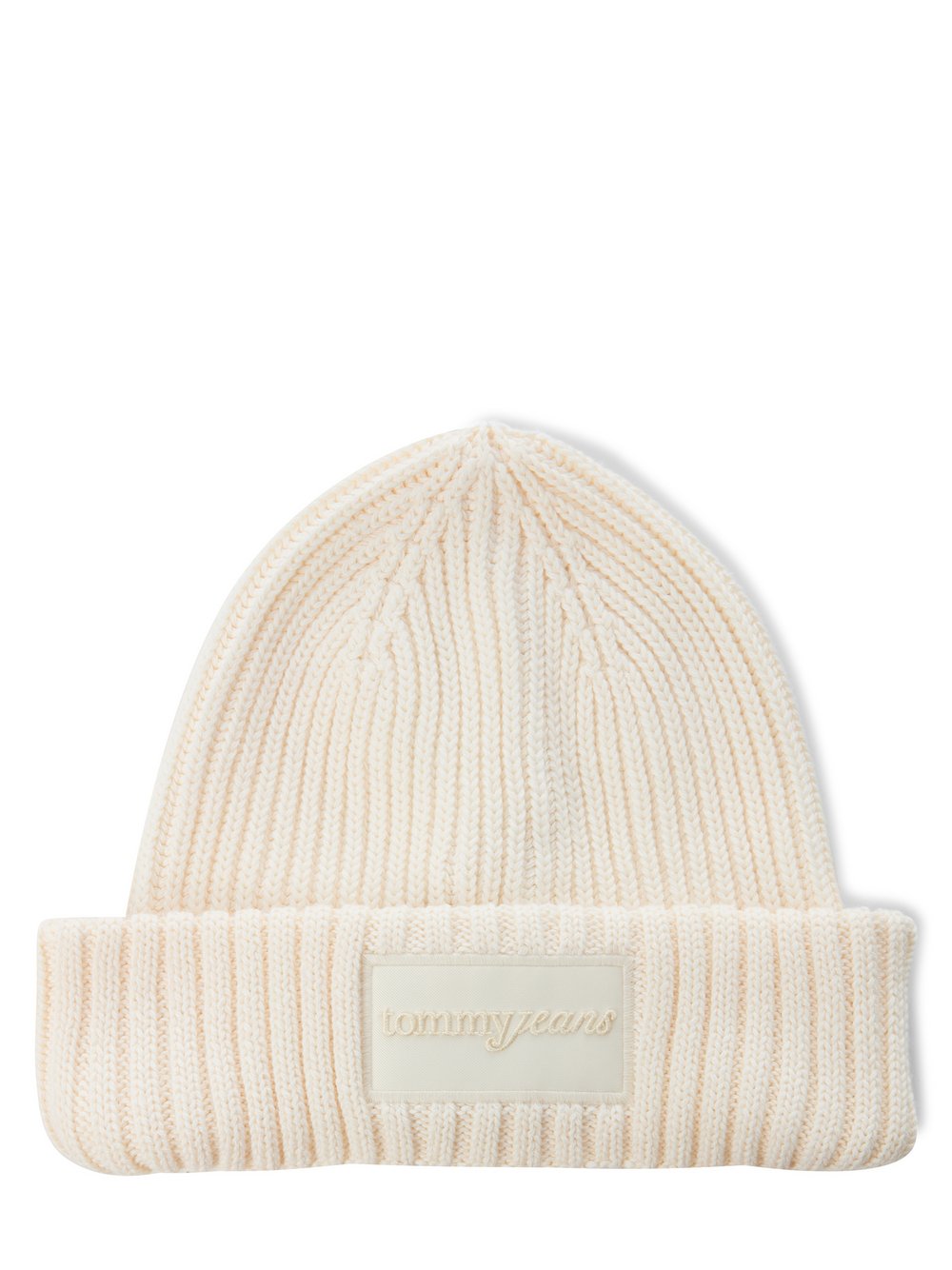 Tommy Jeans Mütze Damen Baumwolle weiß, ONE SIZE