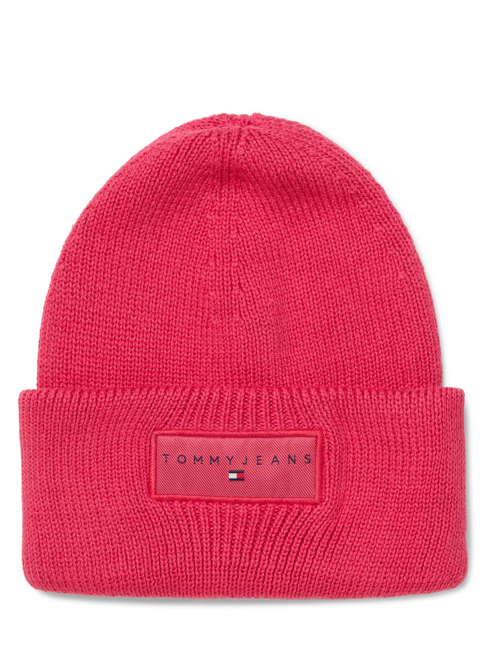 Tommy Jeans Strickmütze Damen Baumwolle pink, ONE SIZE
