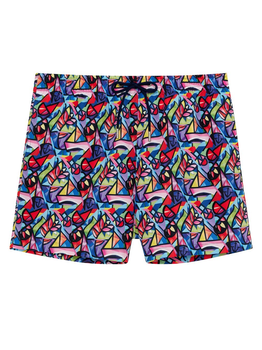 Thumbnail - HOM Badeshorts Herren mehrfarbig bedruckt, L