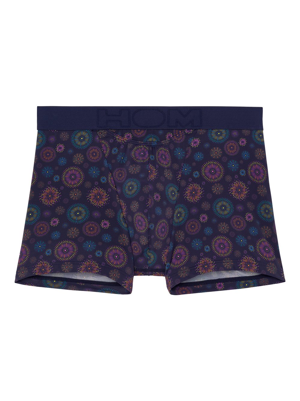 HOM Retro Boxer  Herren blau gemustert, XL