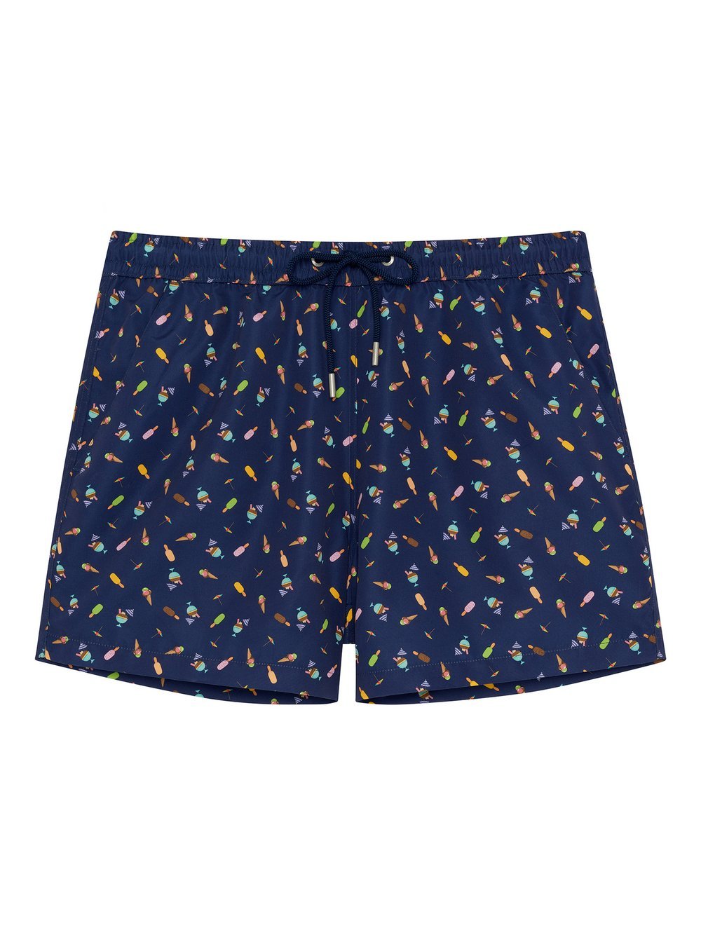 HOM Badeshorts  Herren blau bedruckt, M