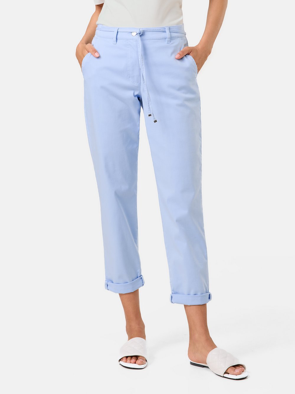 Gerry Weber Chino Damen Baumwolle blau, 38