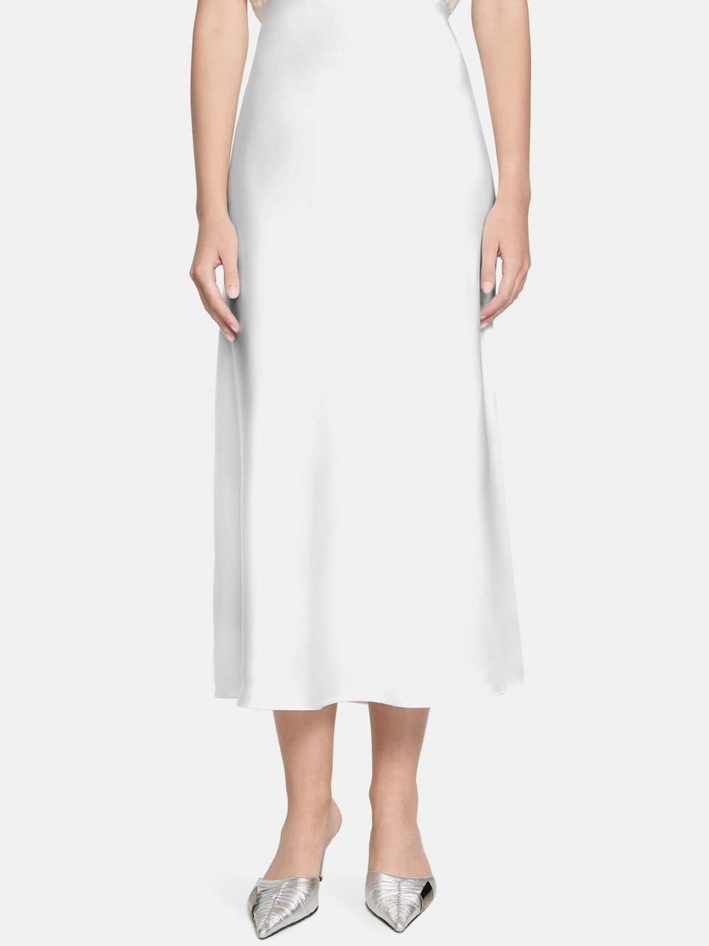 Vera Mont Satinrock Damen weiß, 38