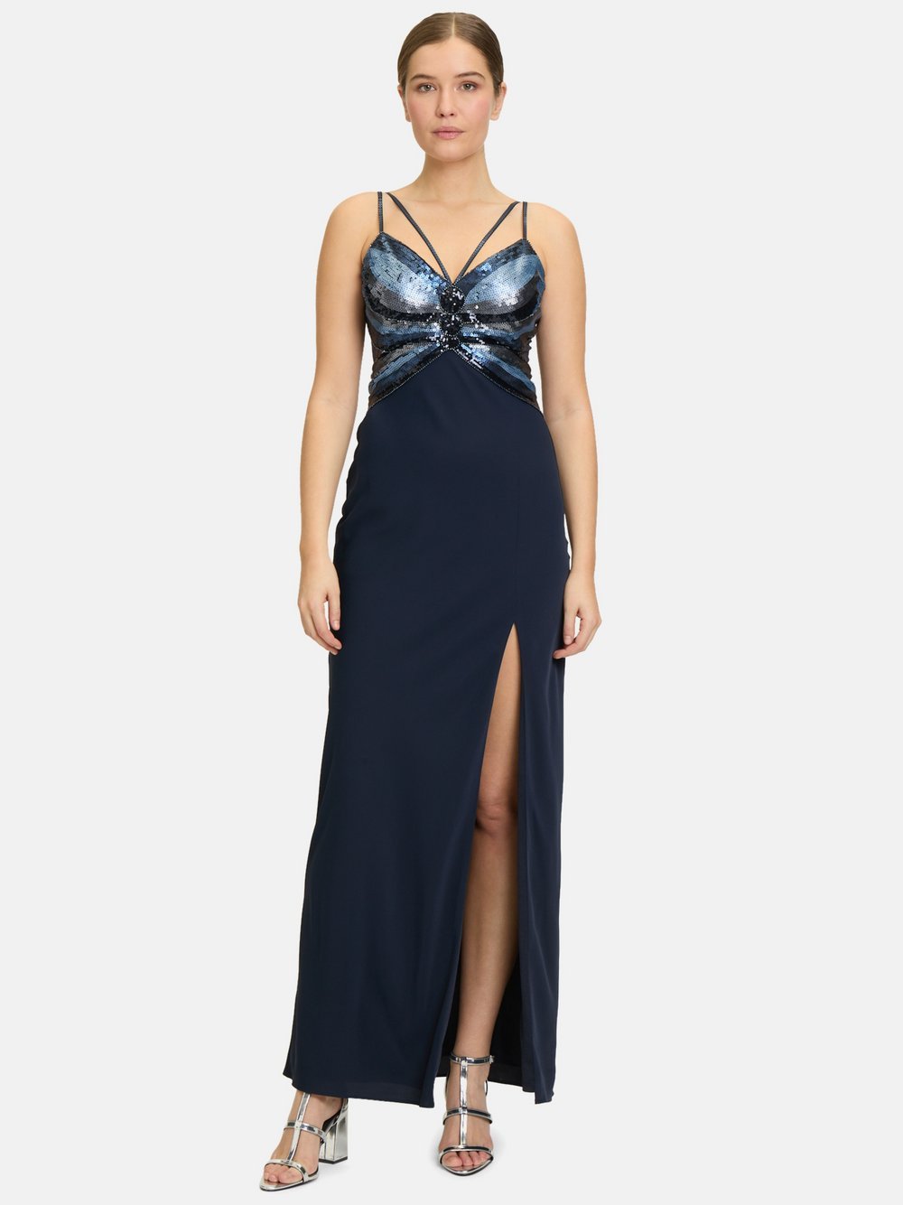 Vera Mont Abendkleid Damen blau, 34